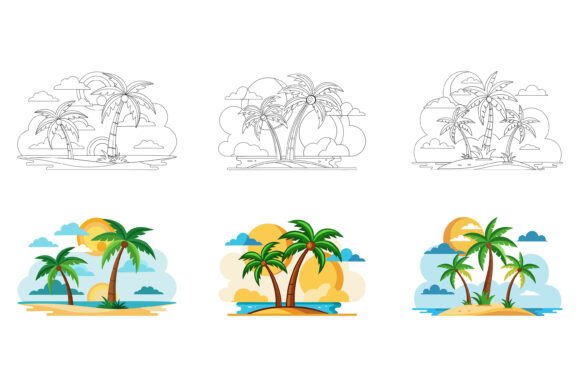 Discover Islands: The Ultimate AI EPS Illustration Collection
