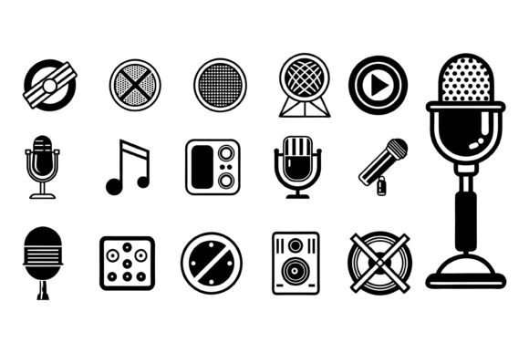 Music Icon Set: A Visual Toolkit for Creatives Across Industries