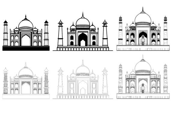 The Power and Purpose of the Islamic Mosque Silhouette Vector