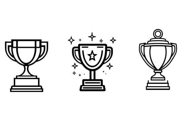 Trophy, Winning Cup with Star: An Icon of Achievement in Modern Digital Workflows