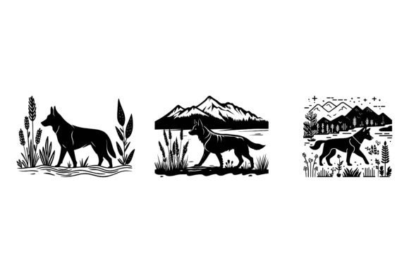 Unleash Creative Power with Premium Wolf Vector Illustration