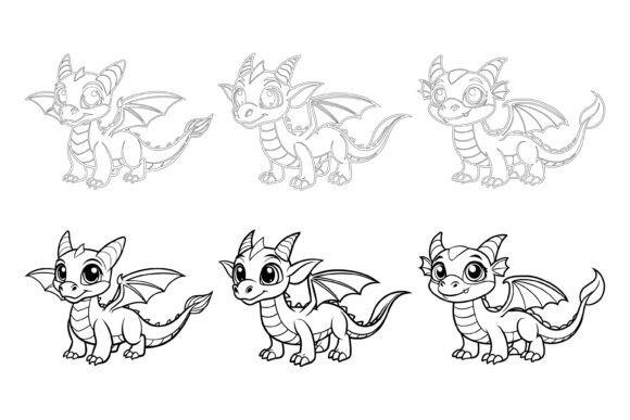 Unlocking Creativity with the Set of Doodle Dragons